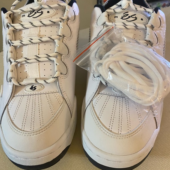 Es Chad Muska Limited Re-Issue White Skate Shoes NIB - Picture 8 of 11